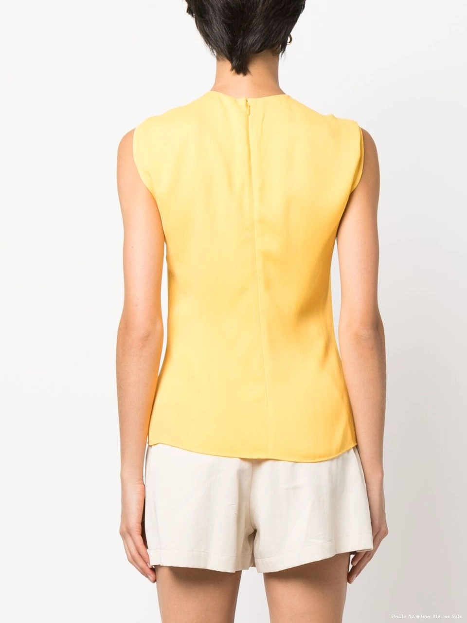 Affordable ring-hardware Women Stella cold-shoulder McCartney top 0717